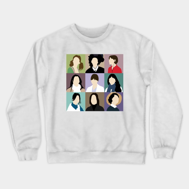 Song Hye-kyo Fan Art Crewneck Sweatshirt by akwl.design